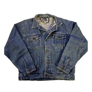 Britannia Crown Royal Country Music Series ‘93 Denim Jacket-Large-Trucker Style